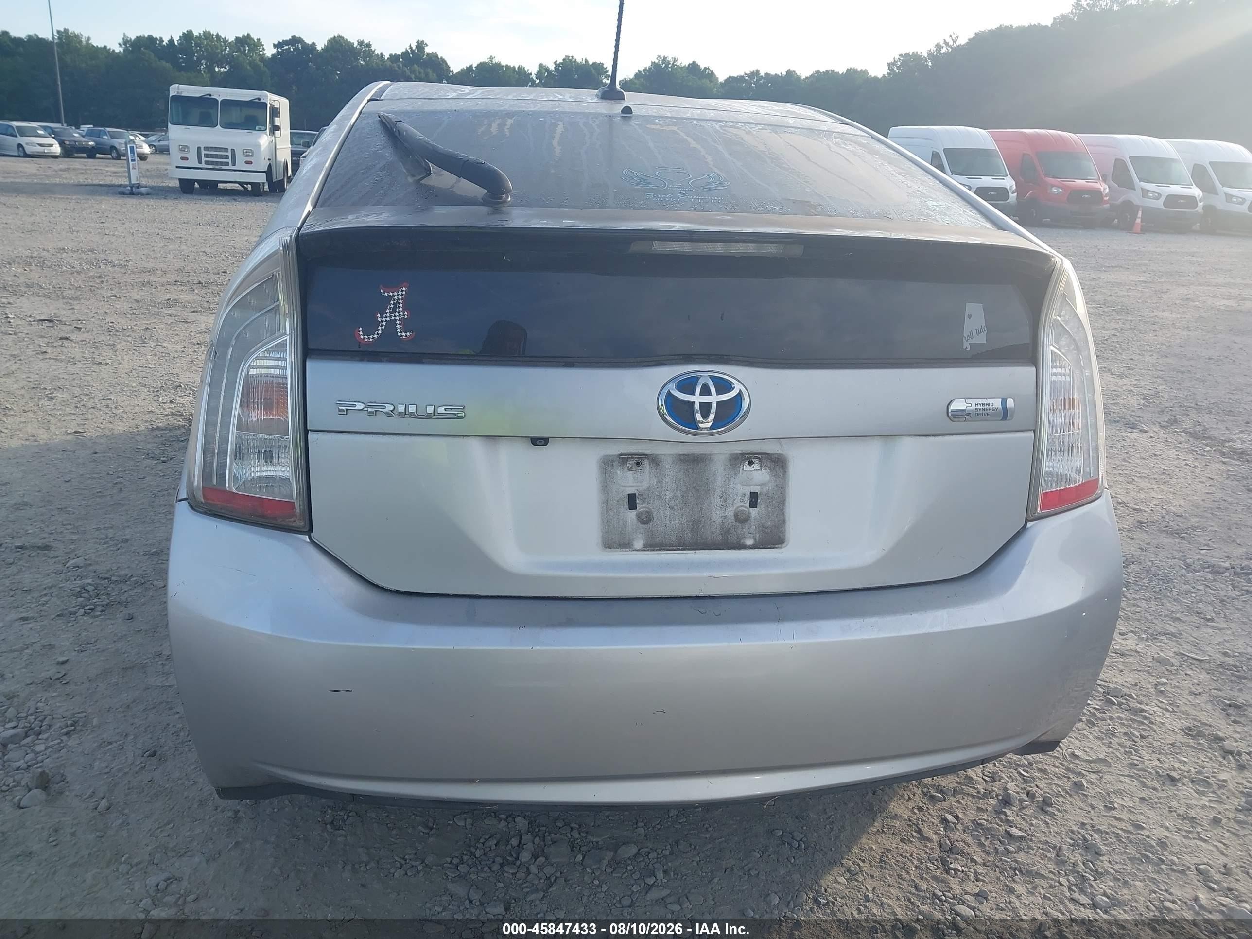 2012 Toyota Prius Plug-in Advanced Silver vin: JTDKN3DP7C3027587