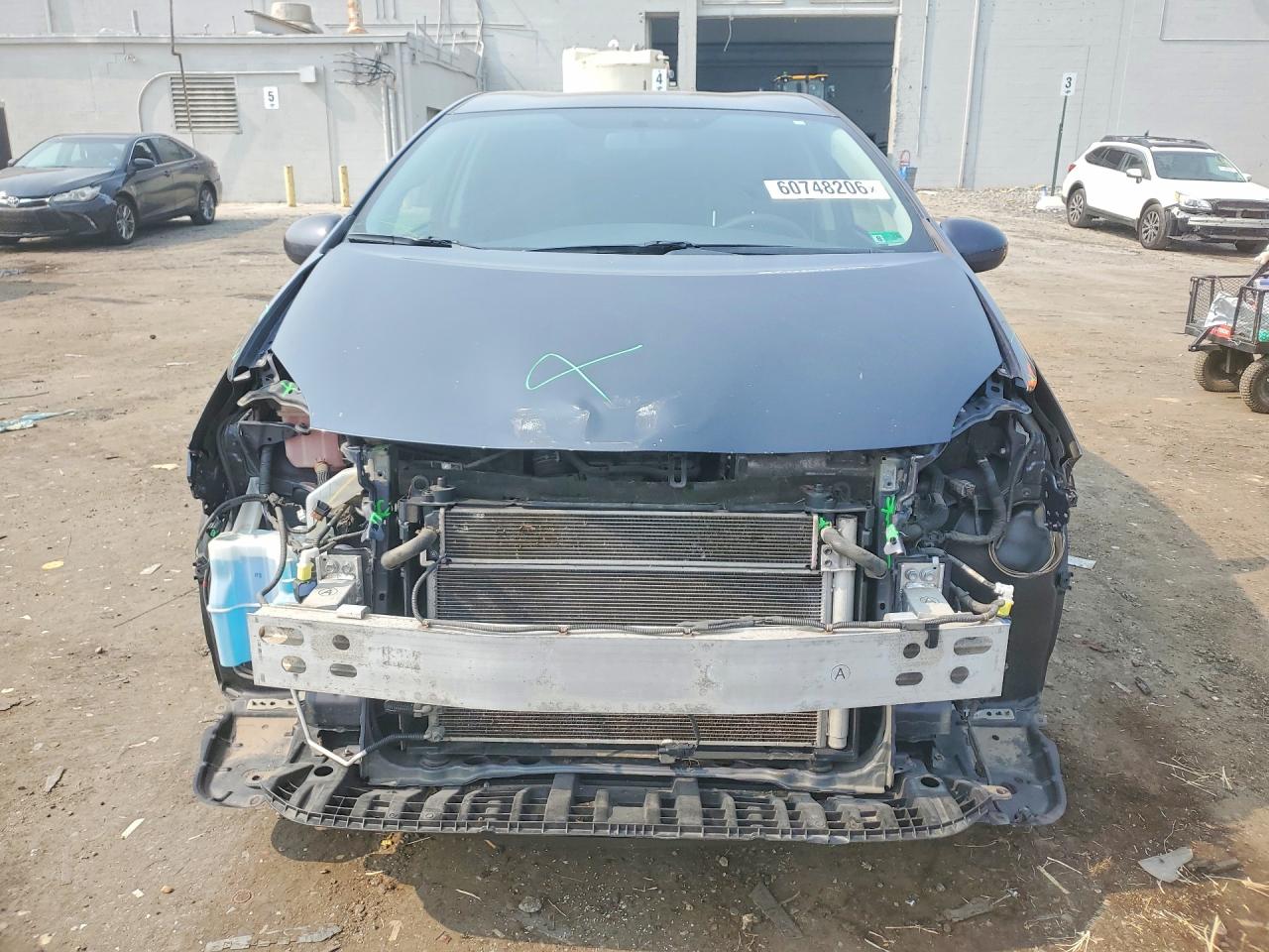 2013 Toyota Prius Plug-in Hybrid Base Gray vin: JTDKN3DP7D3032175