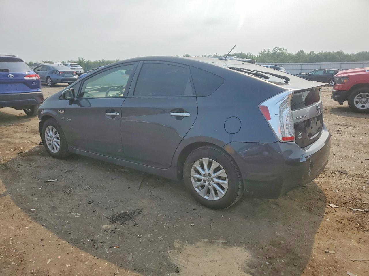2013 Toyota Prius Plug-in Hybrid Base Gray vin: JTDKN3DP7D3032175