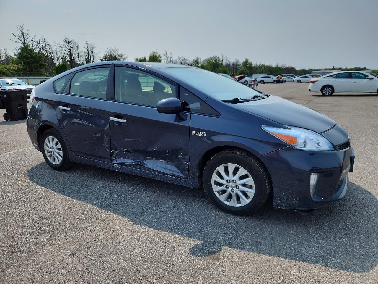 2014 Toyota Prius Plug-in Hybrid Base Charcoal vin: JTDKN3DP7E3060379
