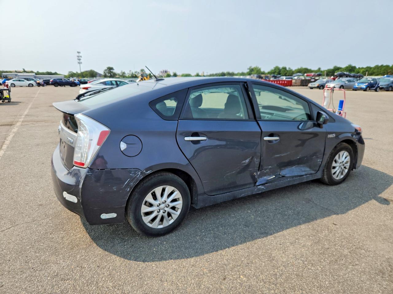 2014 Toyota Prius Plug-in Hybrid Base Charcoal vin: JTDKN3DP7E3060379