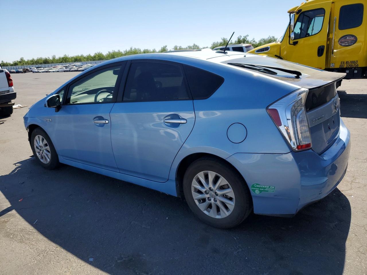 2014 Toyota Prius Plug-in Hybrid Advanced Blue vin: JTDKN3DP7E3061371