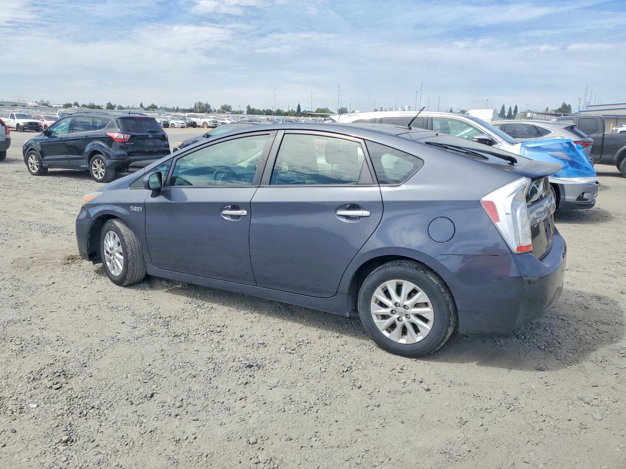 2014 Toyota Prius Plug-in Hybrid Base Gray vin: JTDKN3DP7E3063864