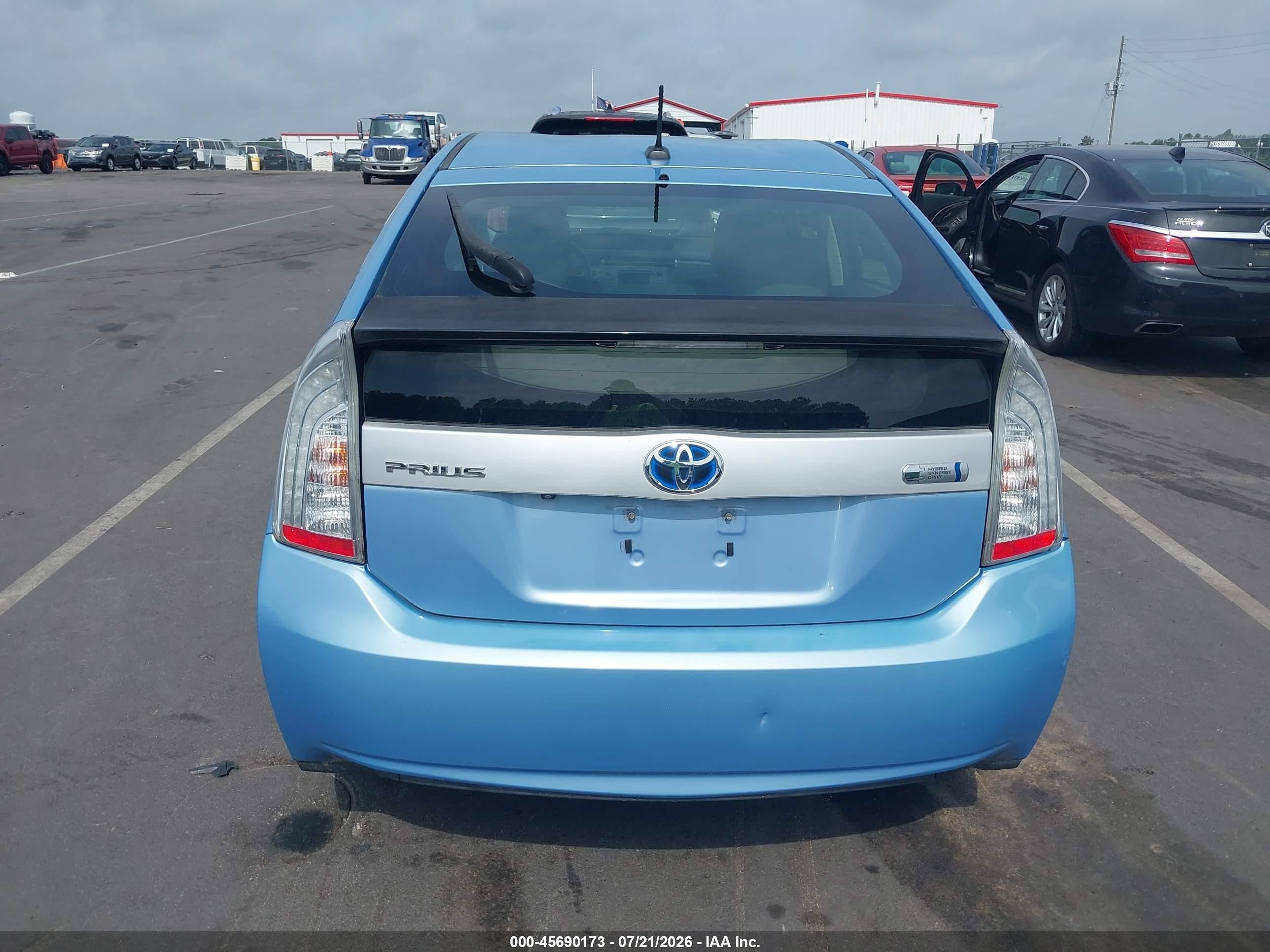 2012 Toyota Prius Plug-in   Blue vin: JTDKN3DP8C3010376