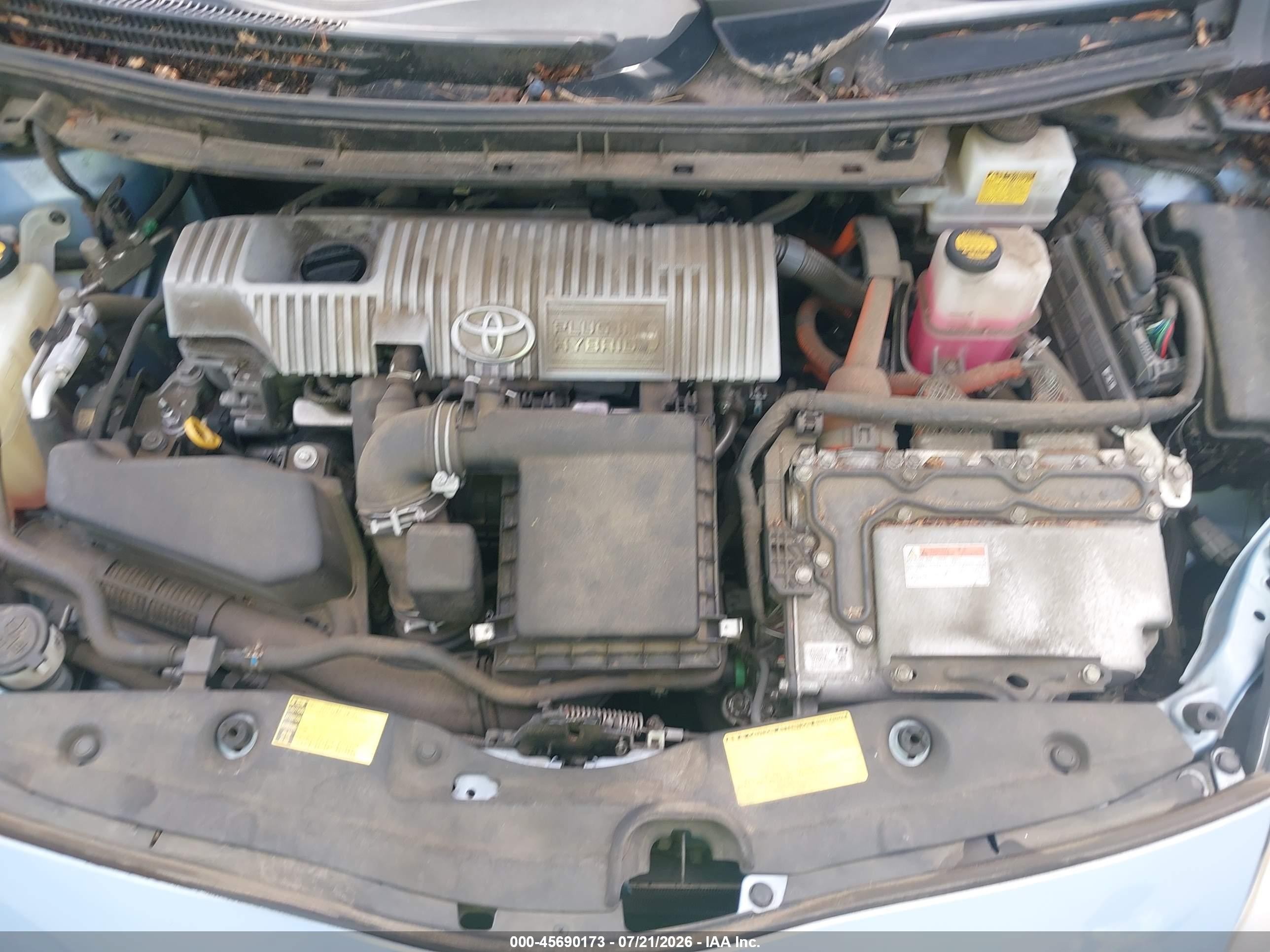 2012 Toyota Prius Plug-in   Blue vin: JTDKN3DP8C3010376