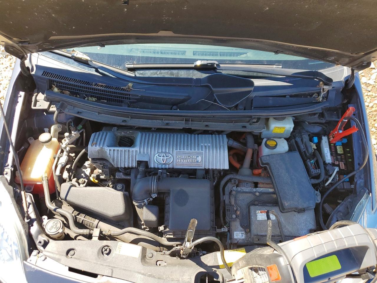 2012 Toyota Prius Plug-in Hybrid Base Gray vin: JTDKN3DP8C3013519