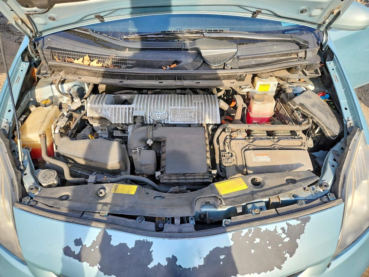 2012 Toyota Prius Plug-in Hybrid Base Green vin: JTDKN3DP8C3013553