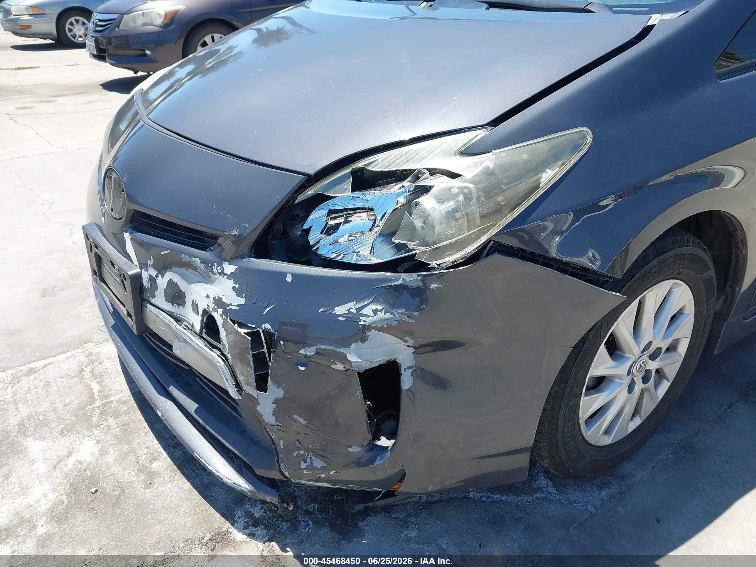 2014 Toyota Prius Plug-in Advanced Gray vin: JTDKN3DP8E3056762