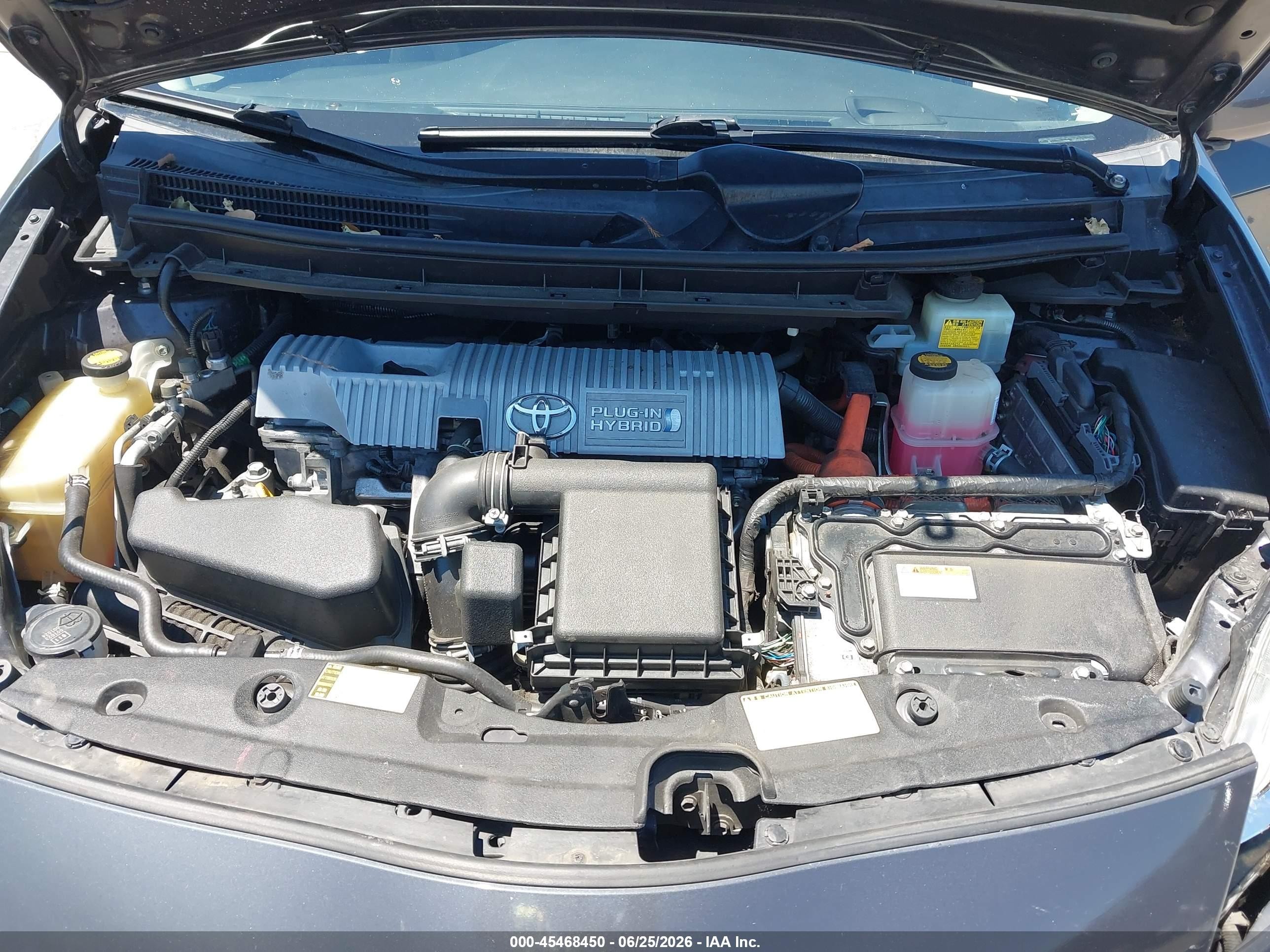 2014 Toyota Prius Plug-in Advanced Gray vin: JTDKN3DP8E3056762