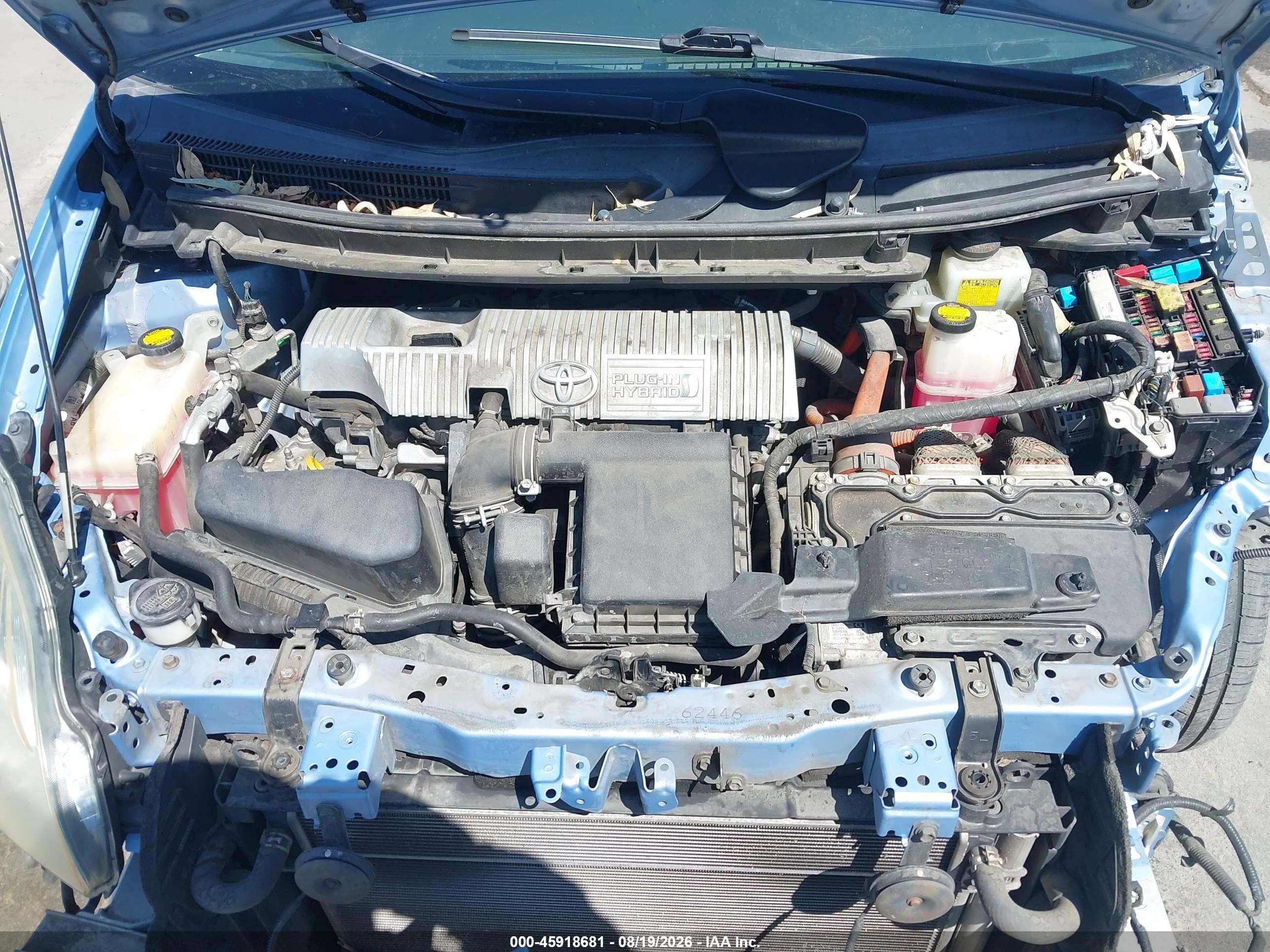 2013 Toyota Prius Plug-in   Blue vin: JTDKN3DP9D3044943