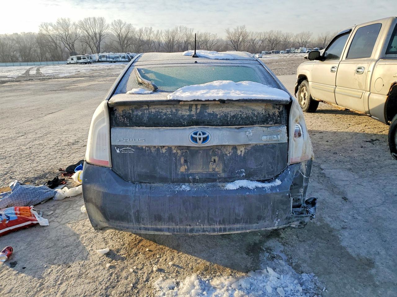 2014 Toyota Prius Plug-in Hybrid Advanced Серый vin: JTDKN3DP9E3050856