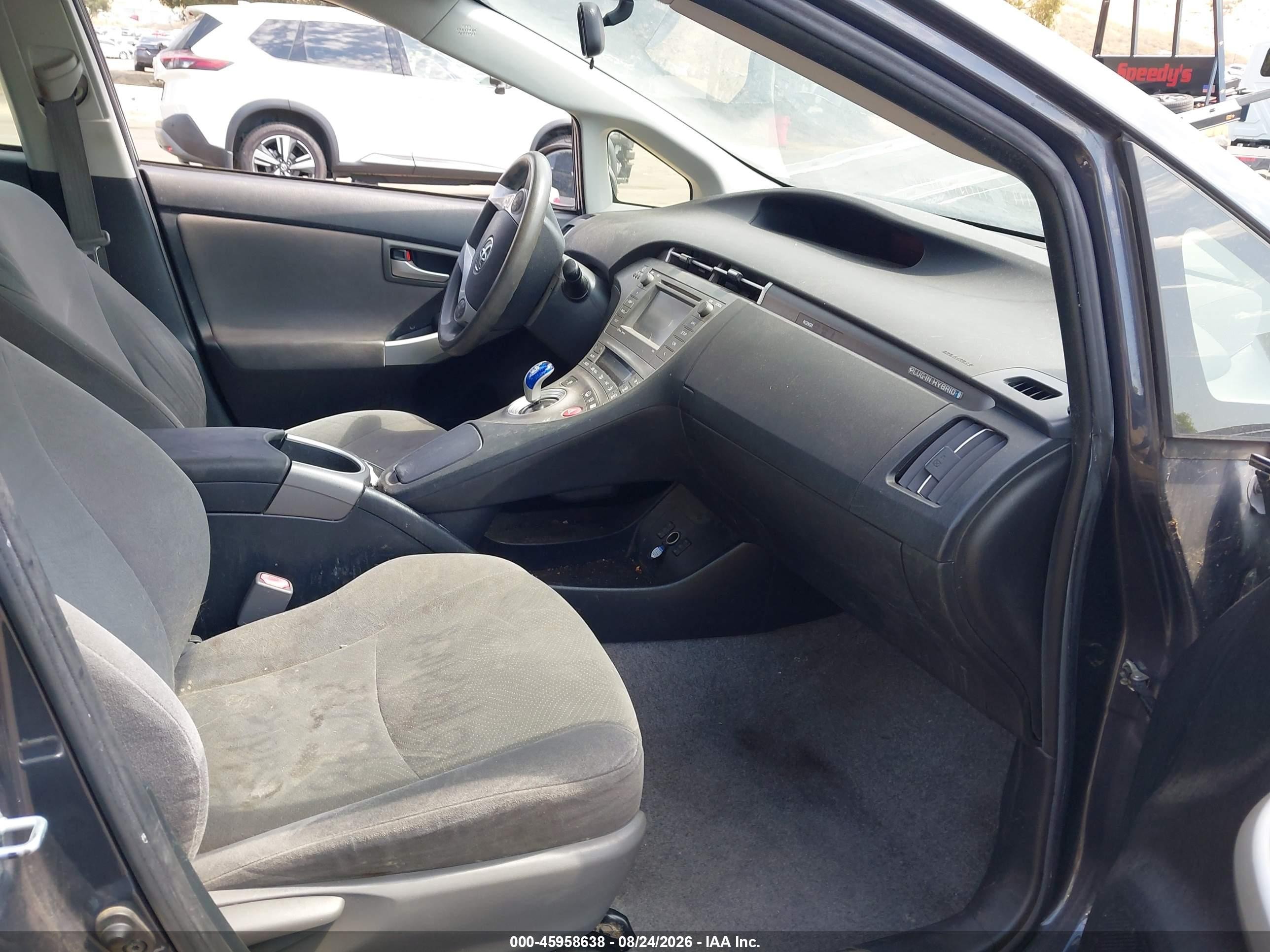 2014 Toyota Prius Plug-in   Gray vin: JTDKN3DP9E3058293