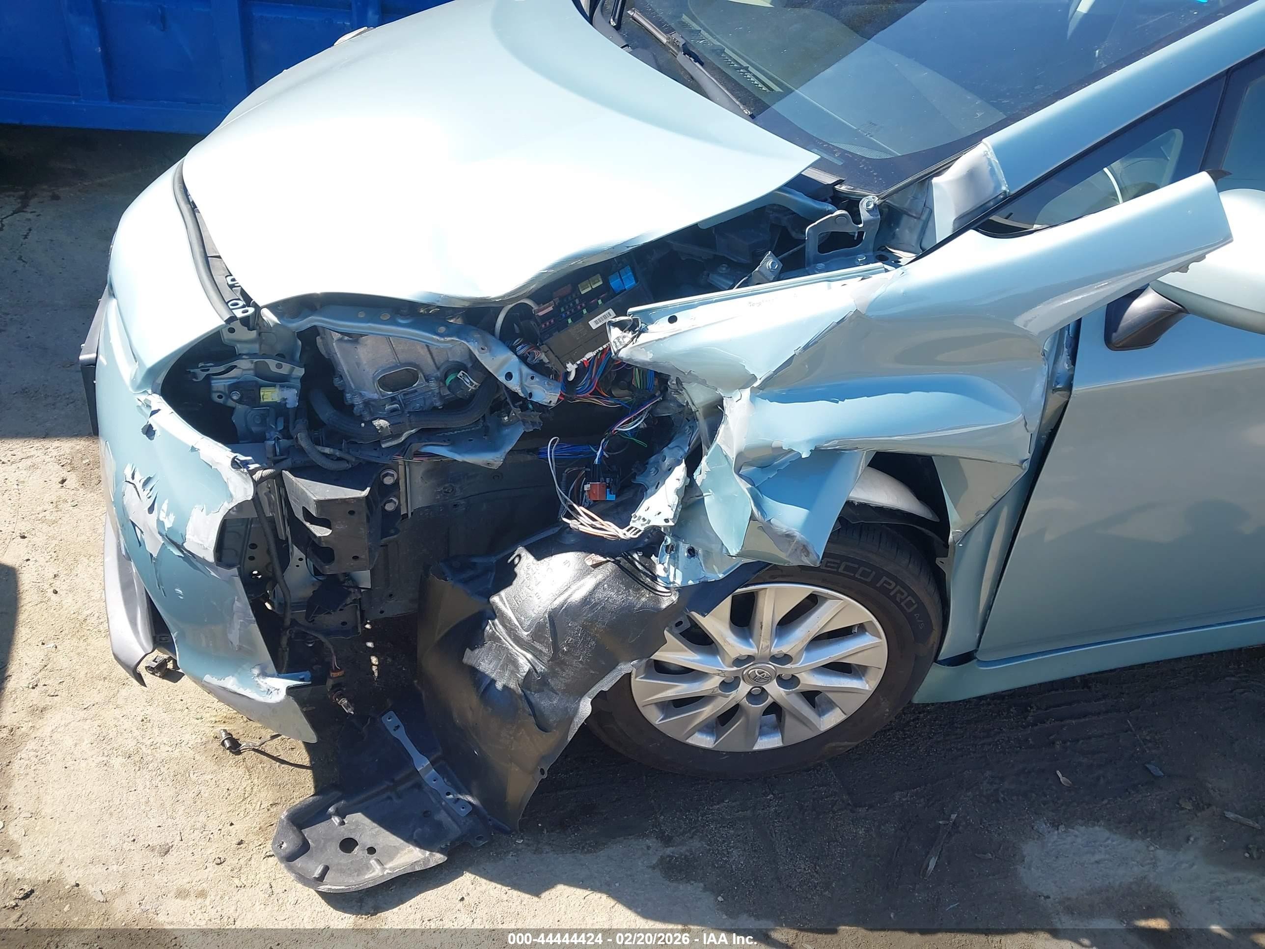 2015 Toyota Prius Plug-in   Light Blue vin: JTDKN3DP9F3072955