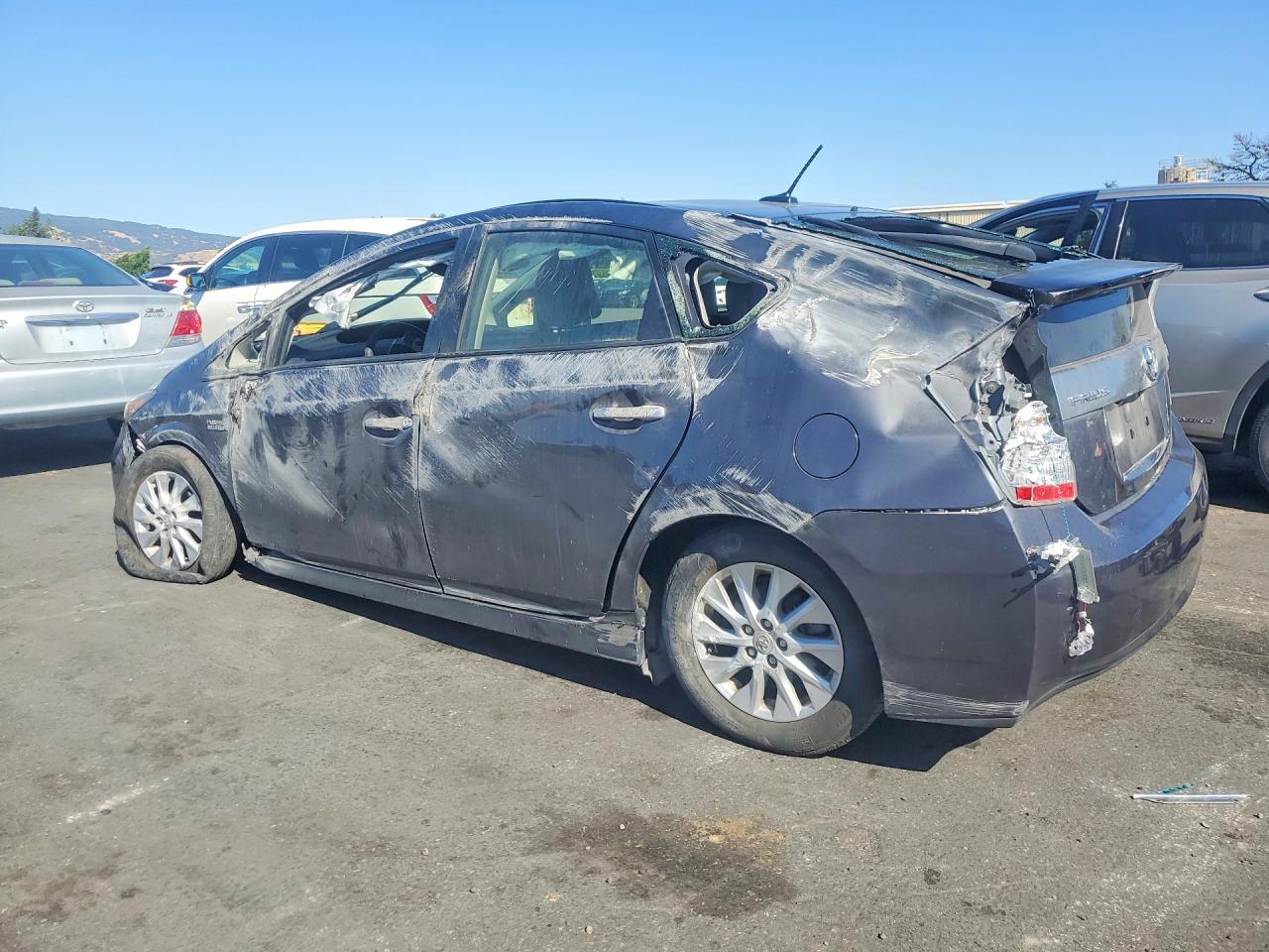2015 Toyota Prius Plug-in Hybrid Base Charcoal vin: JTDKN3DP9F3074172