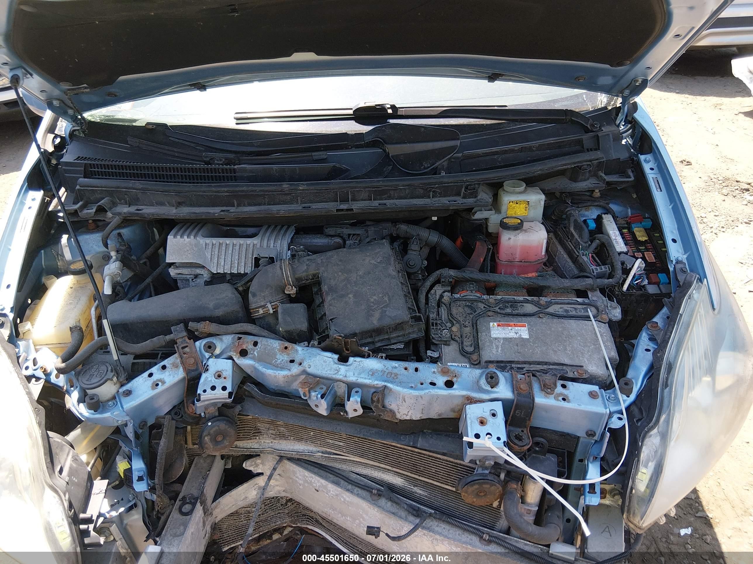2012 Toyota Prius Plug-in Light Blue vin: JTDKN3DPXC3003154