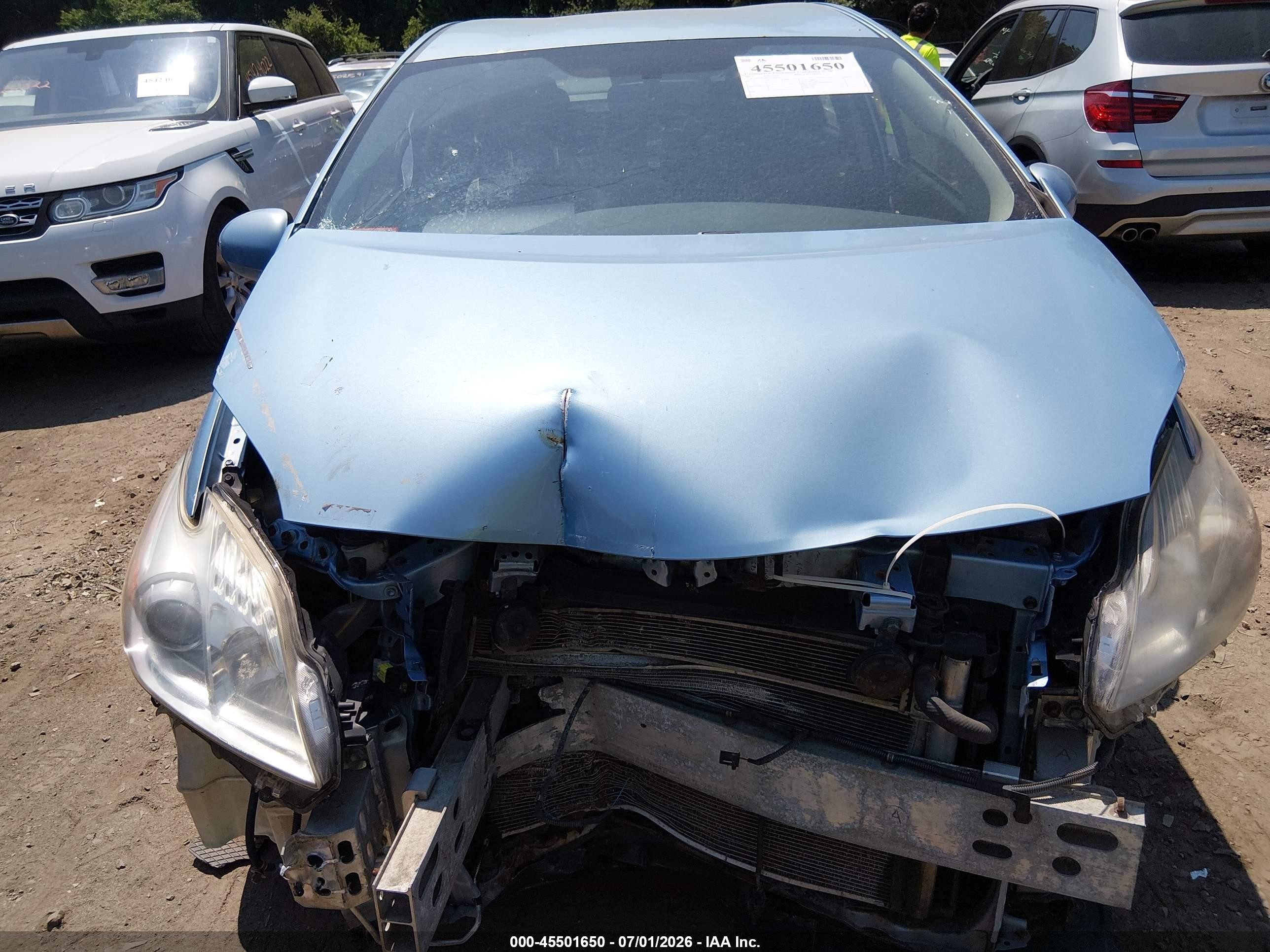 2012 Toyota Prius Plug-in Light Blue vin: JTDKN3DPXC3003154