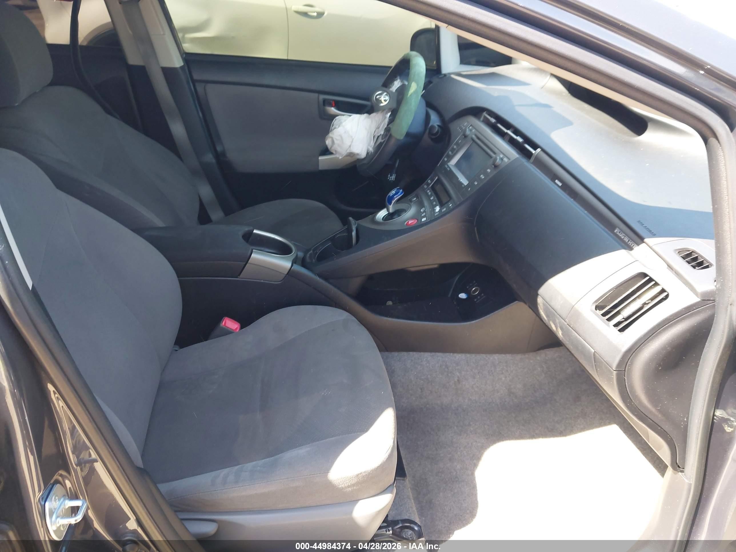 2013 Toyota Prius Plug-in   Gray vin: JTDKN3DPXD3041565