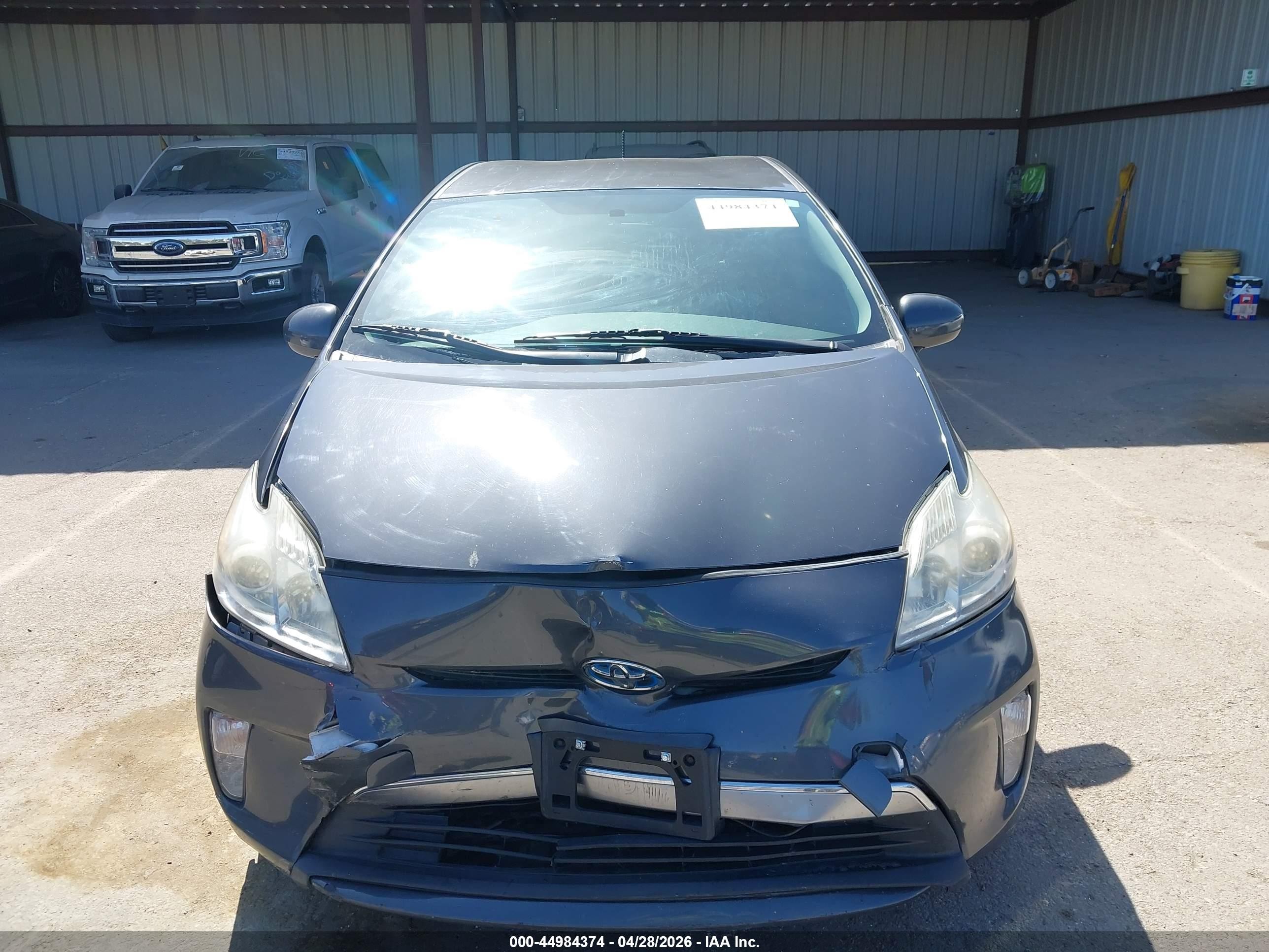 2013 Toyota Prius Plug-in   Gray vin: JTDKN3DPXD3041565