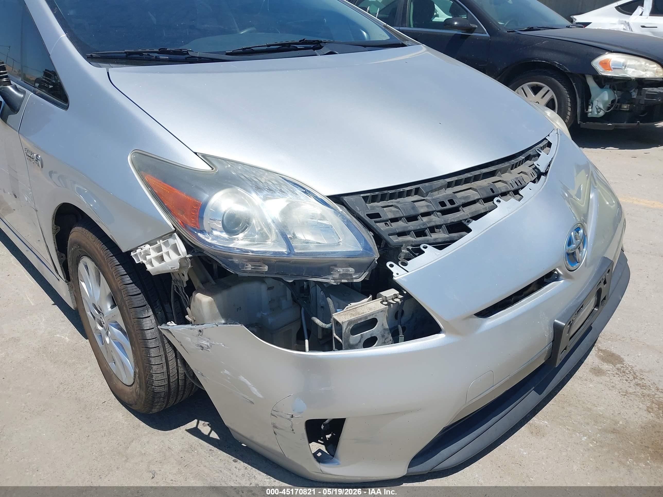 2014 Toyota Prius Plug-in   Gray vin: JTDKN3DPXE3058089