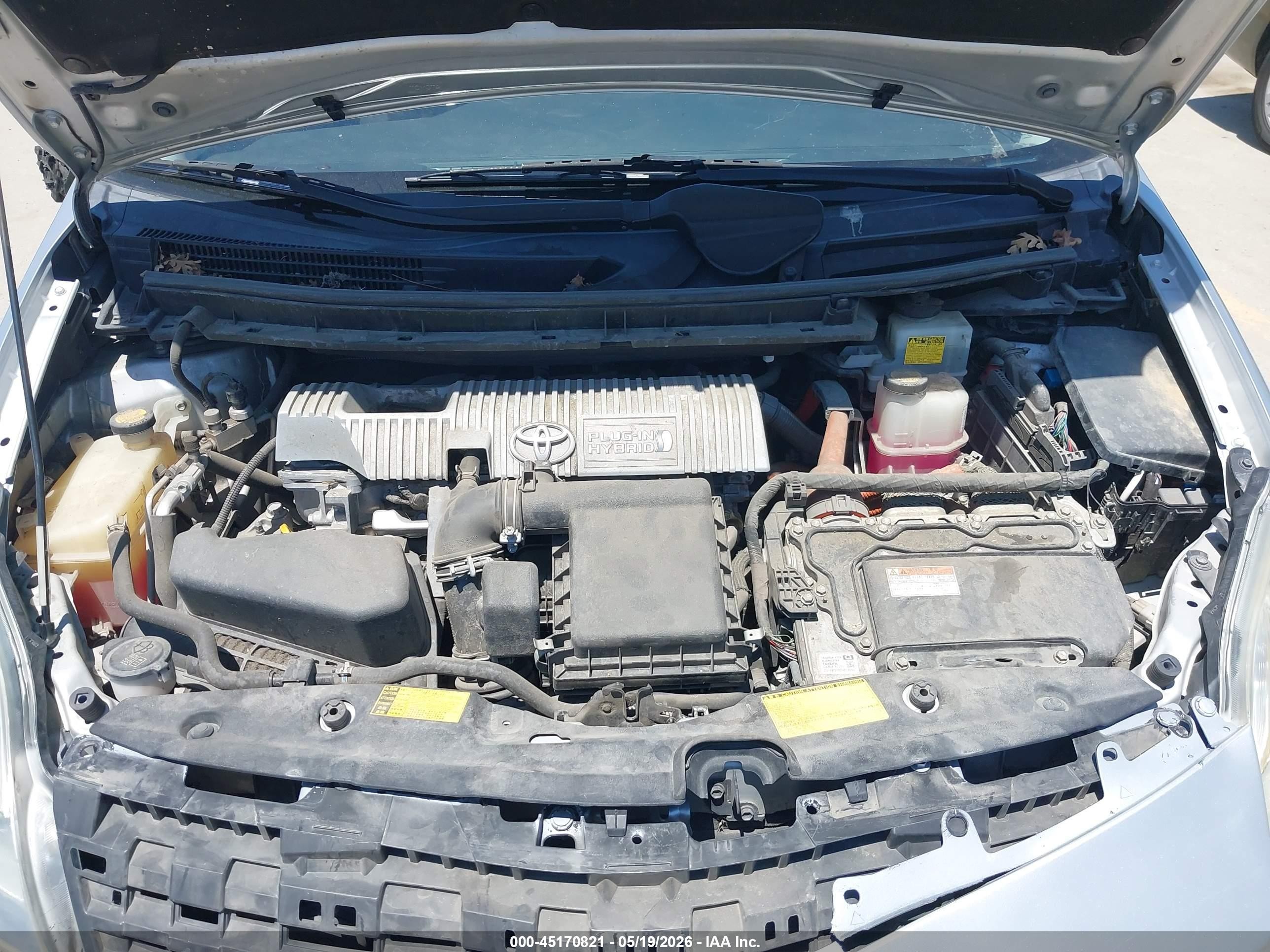 2014 Toyota Prius Plug-in   Gray vin: JTDKN3DPXE3058089