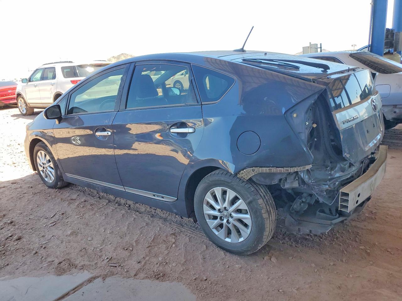 2014 Toyota Prius Plug-in Серый vin: JTDKN3DPXE3058450