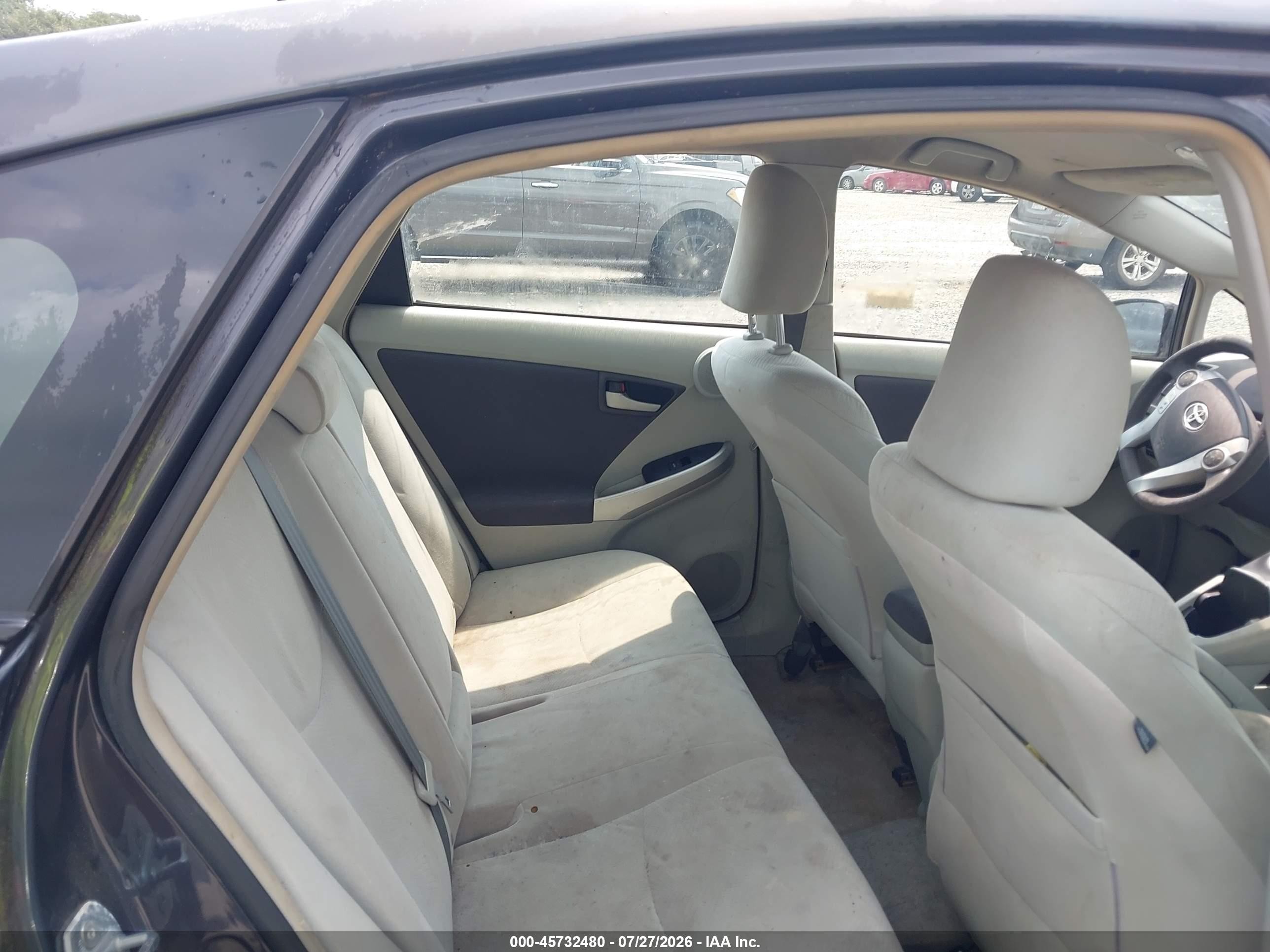 2010 Toyota Prius Iii Blue vin: JTDKN3DU0A0007301