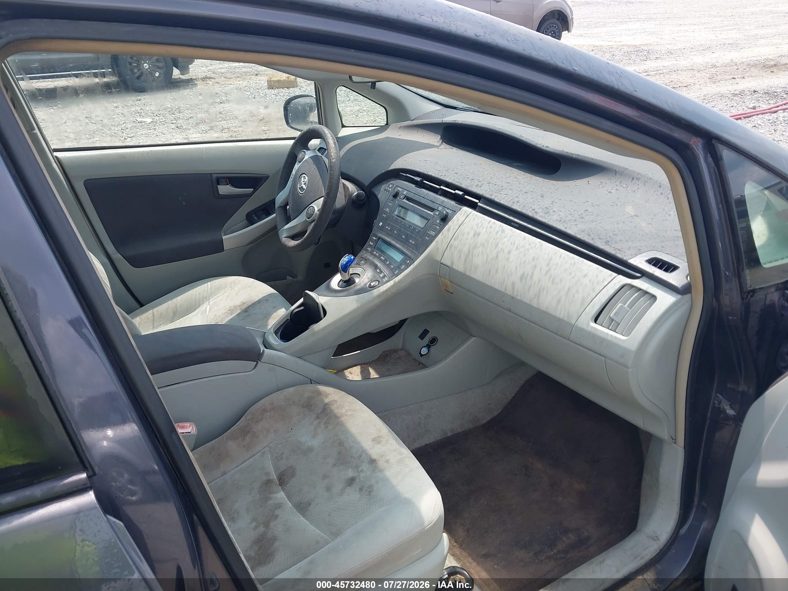 2010 Toyota Prius Iii Blue vin: JTDKN3DU0A0007301