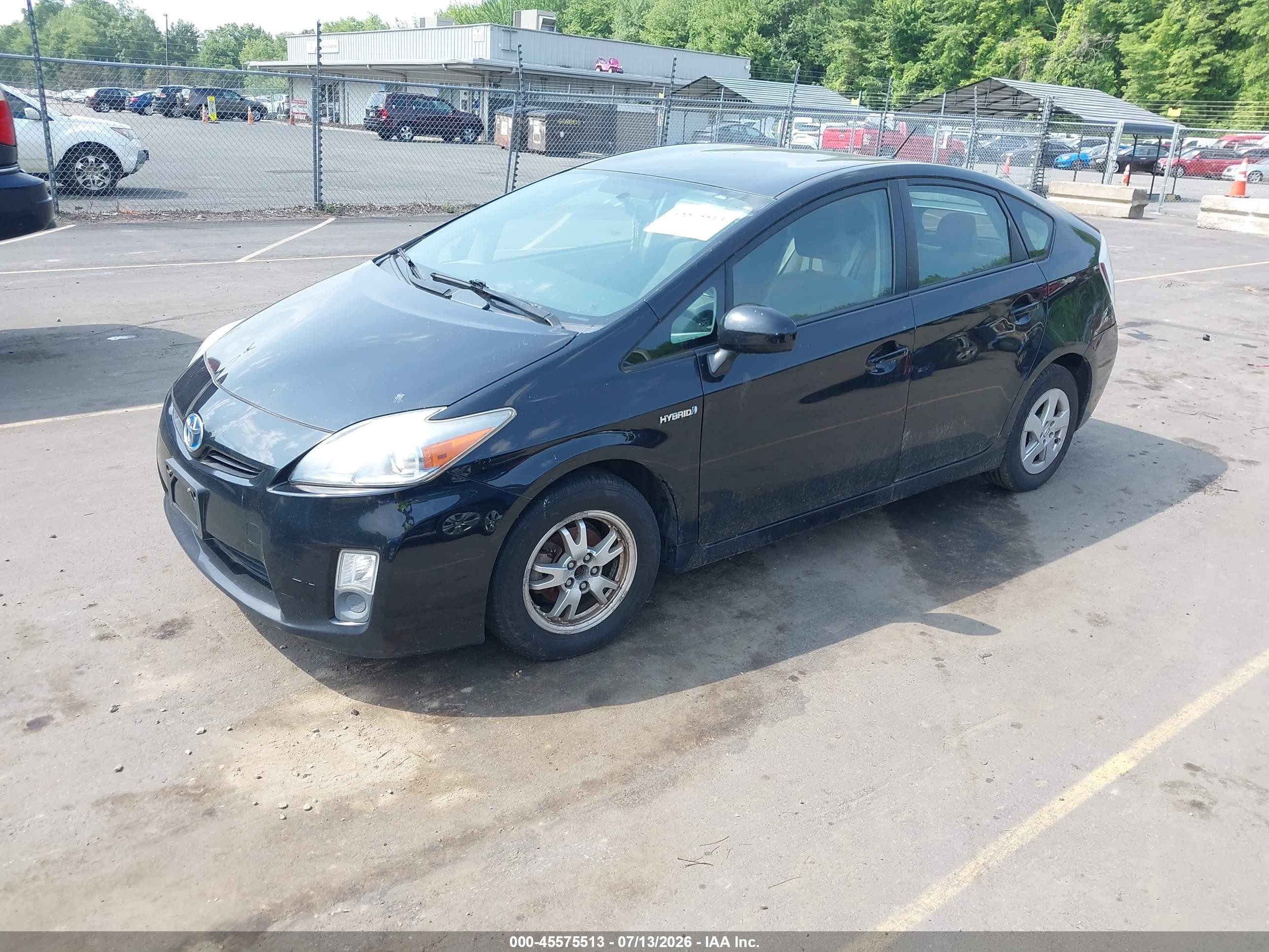 2010 Toyota Prius Iii Black vin: JTDKN3DU0A0028987