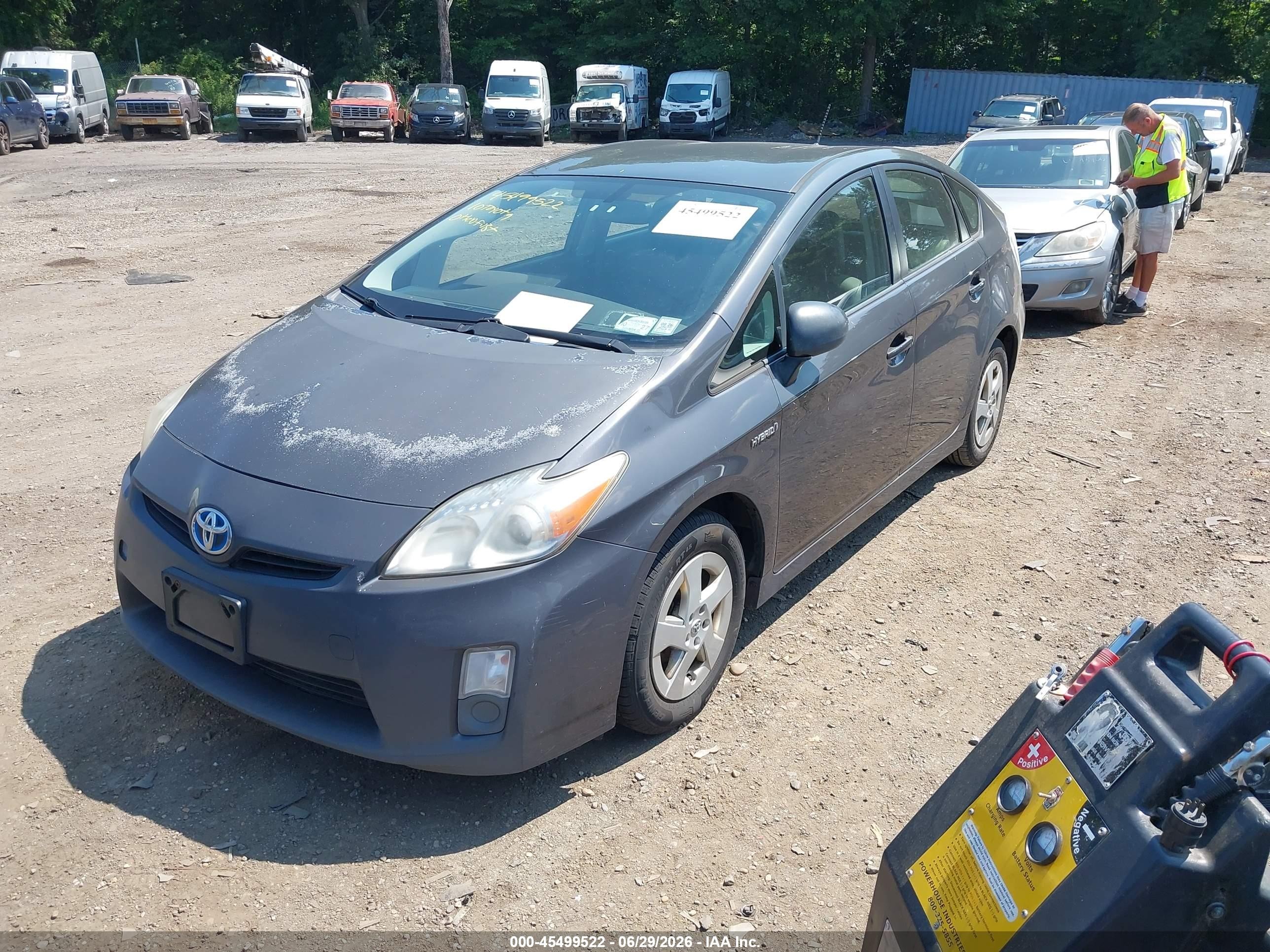 2010 Toyota Prius   Gray vin: JTDKN3DU0A0056028