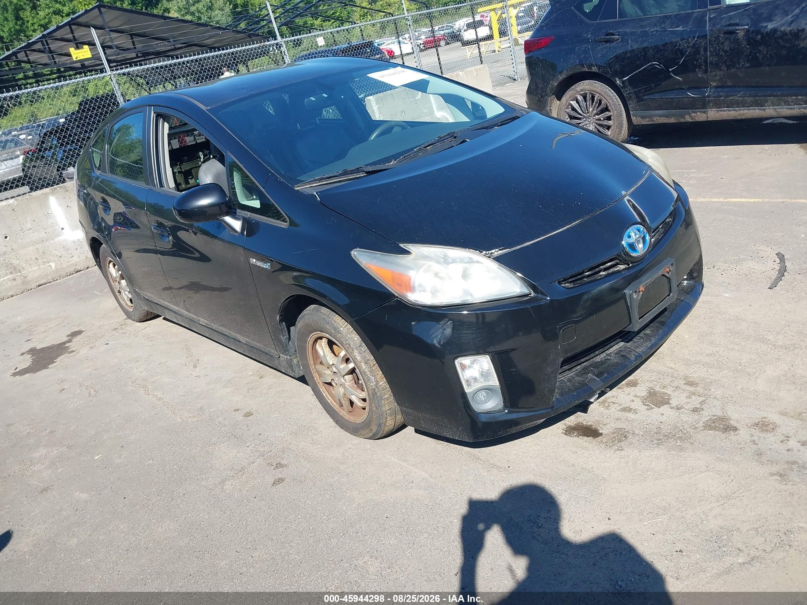 2010 Toyota Prius Iv Black vin: JTDKN3DU0A0076411