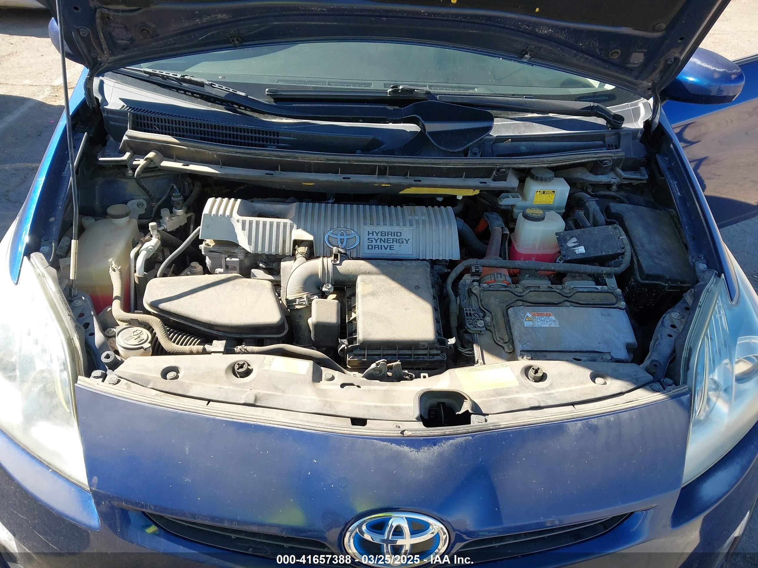2010 Toyota Prius Iii Blue vin: JTDKN3DU0A0134517