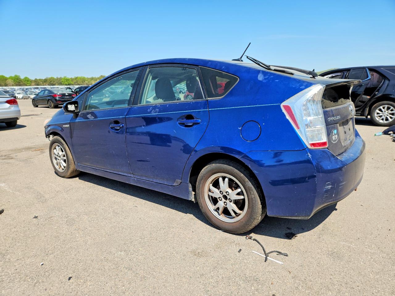 2010 Toyota Prius Iii Blue vin: JTDKN3DU0A0194331