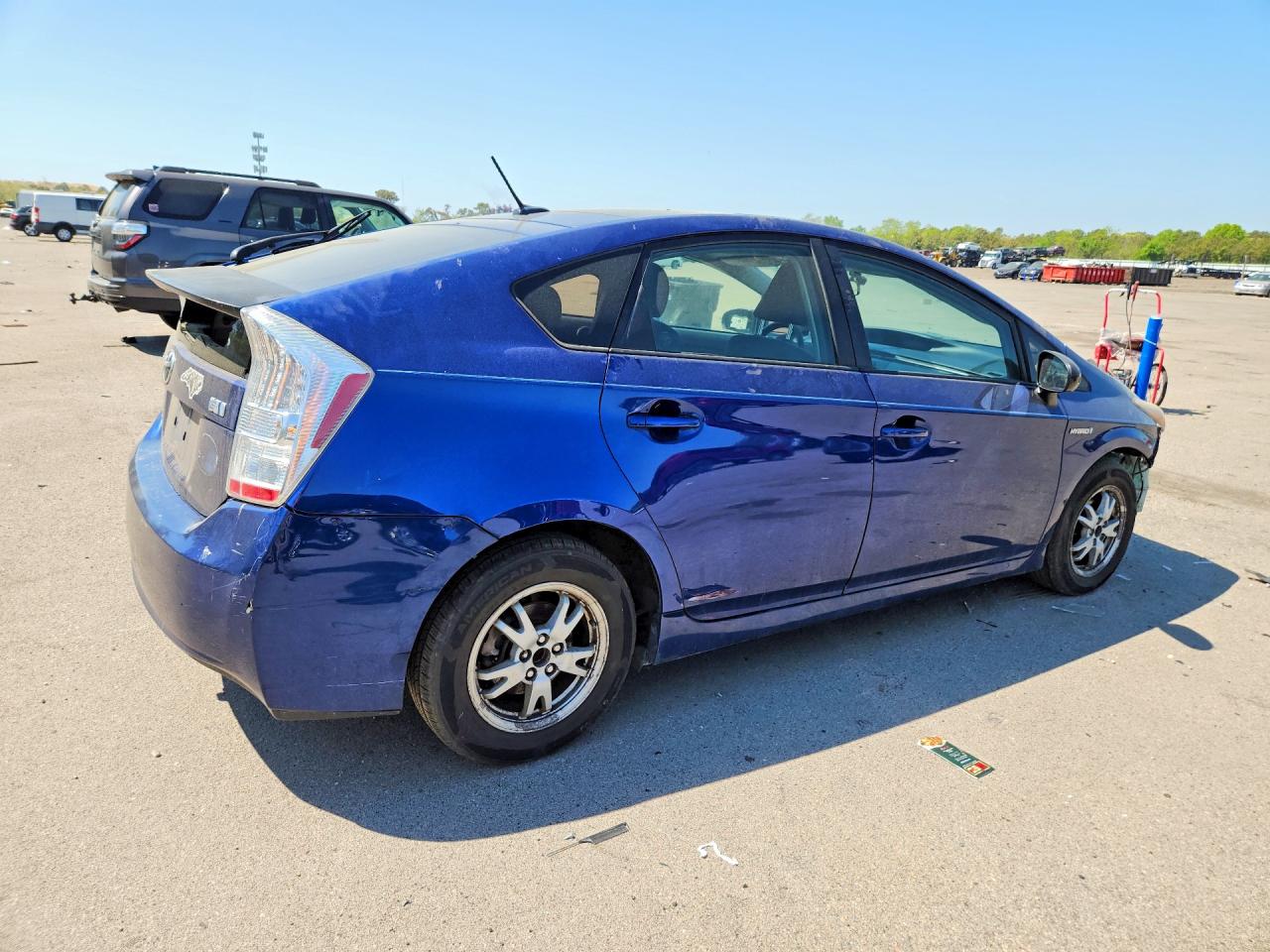 2010 Toyota Prius Iii Blue vin: JTDKN3DU0A0194331