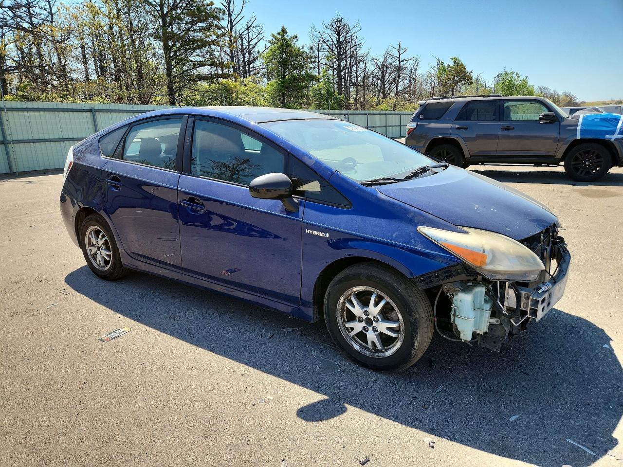 2010 Toyota Prius Iii Blue vin: JTDKN3DU0A0194331