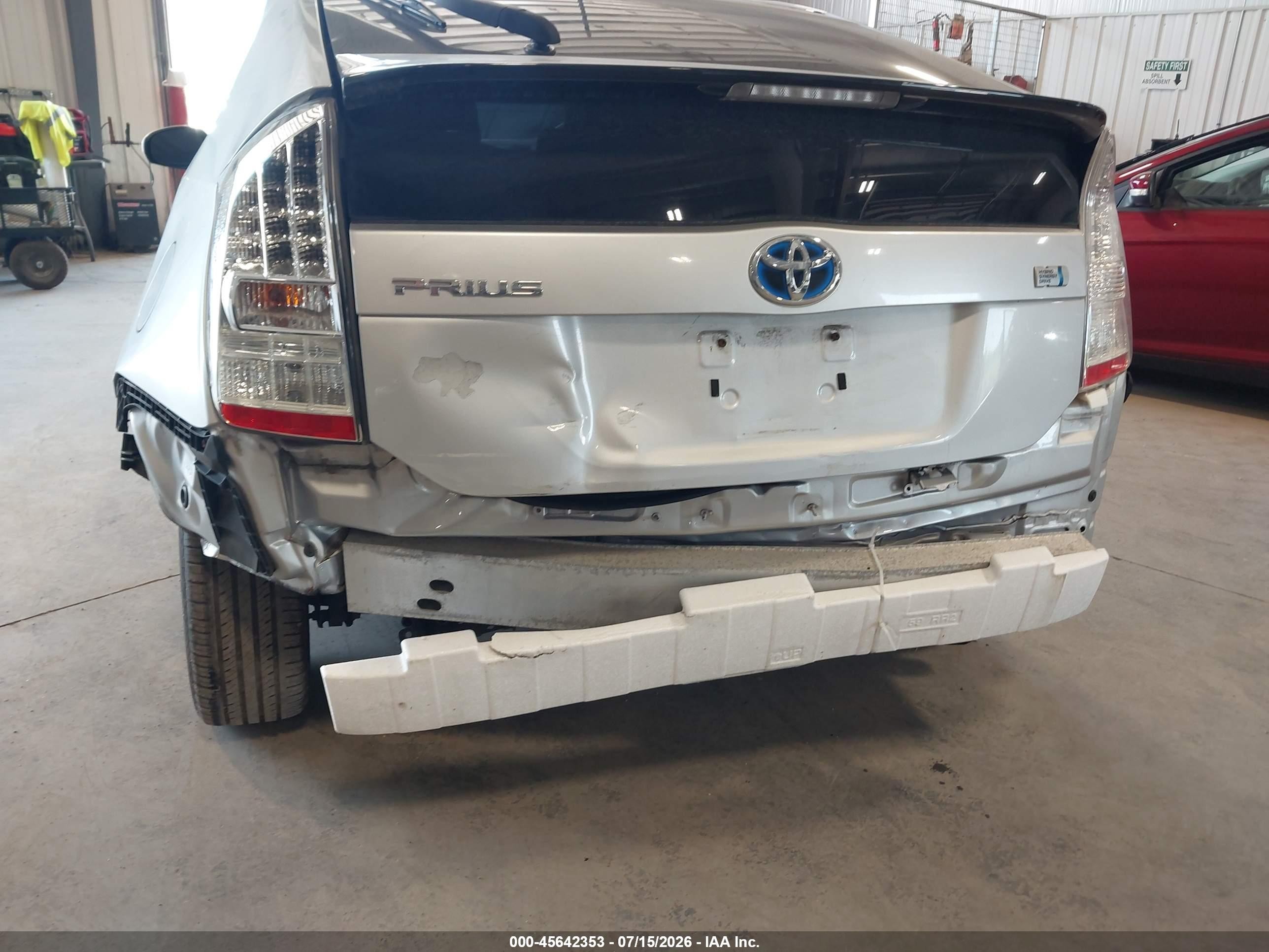 2010 Toyota Prius Ii Silver vin: JTDKN3DU0A0216148
