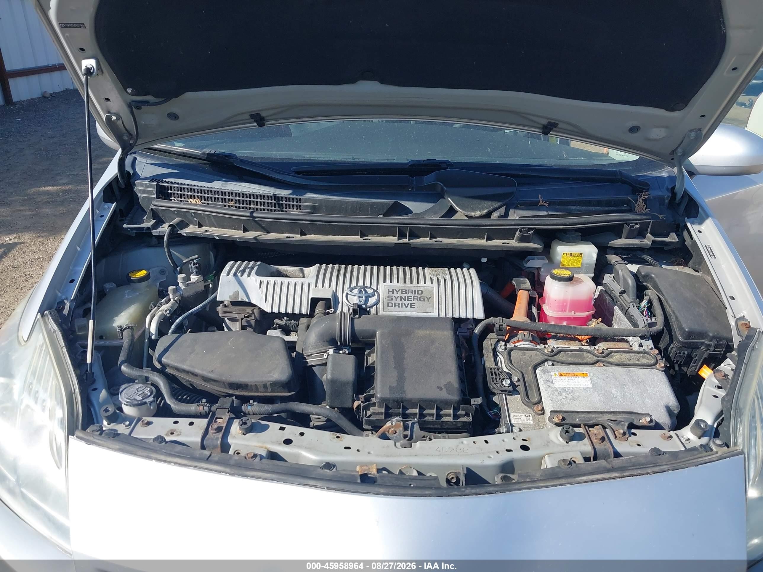 2010 Toyota Prius Ii Серый vin: JTDKN3DU0A0219681