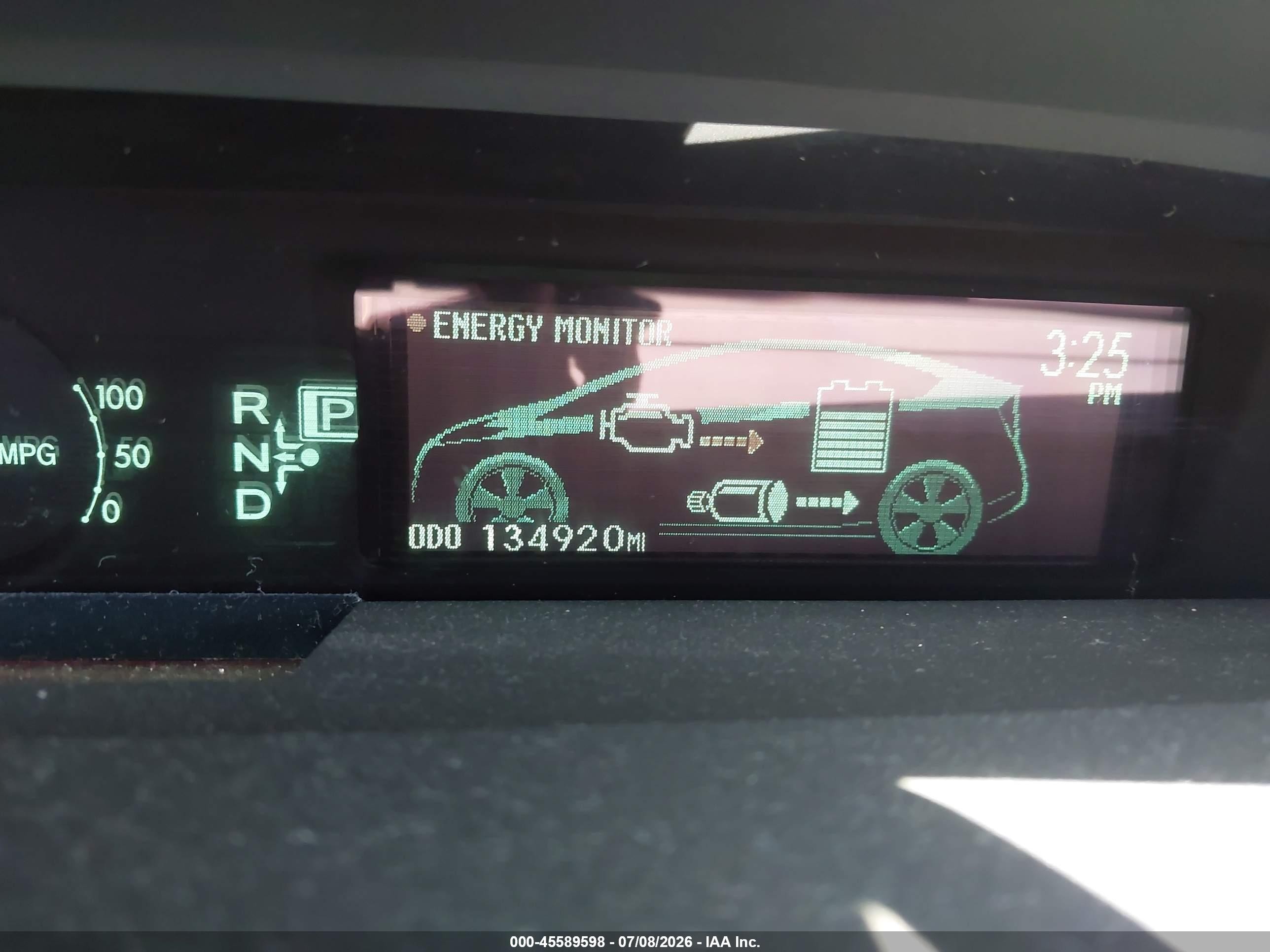 2010 Toyota Prius Ii Silver vin: JTDKN3DU0A0219860