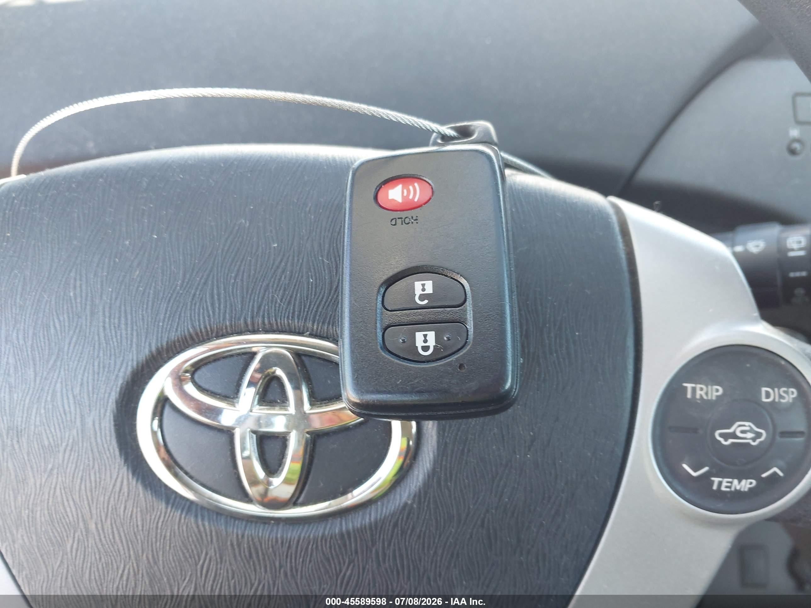 2010 Toyota Prius Ii Silver vin: JTDKN3DU0A0219860