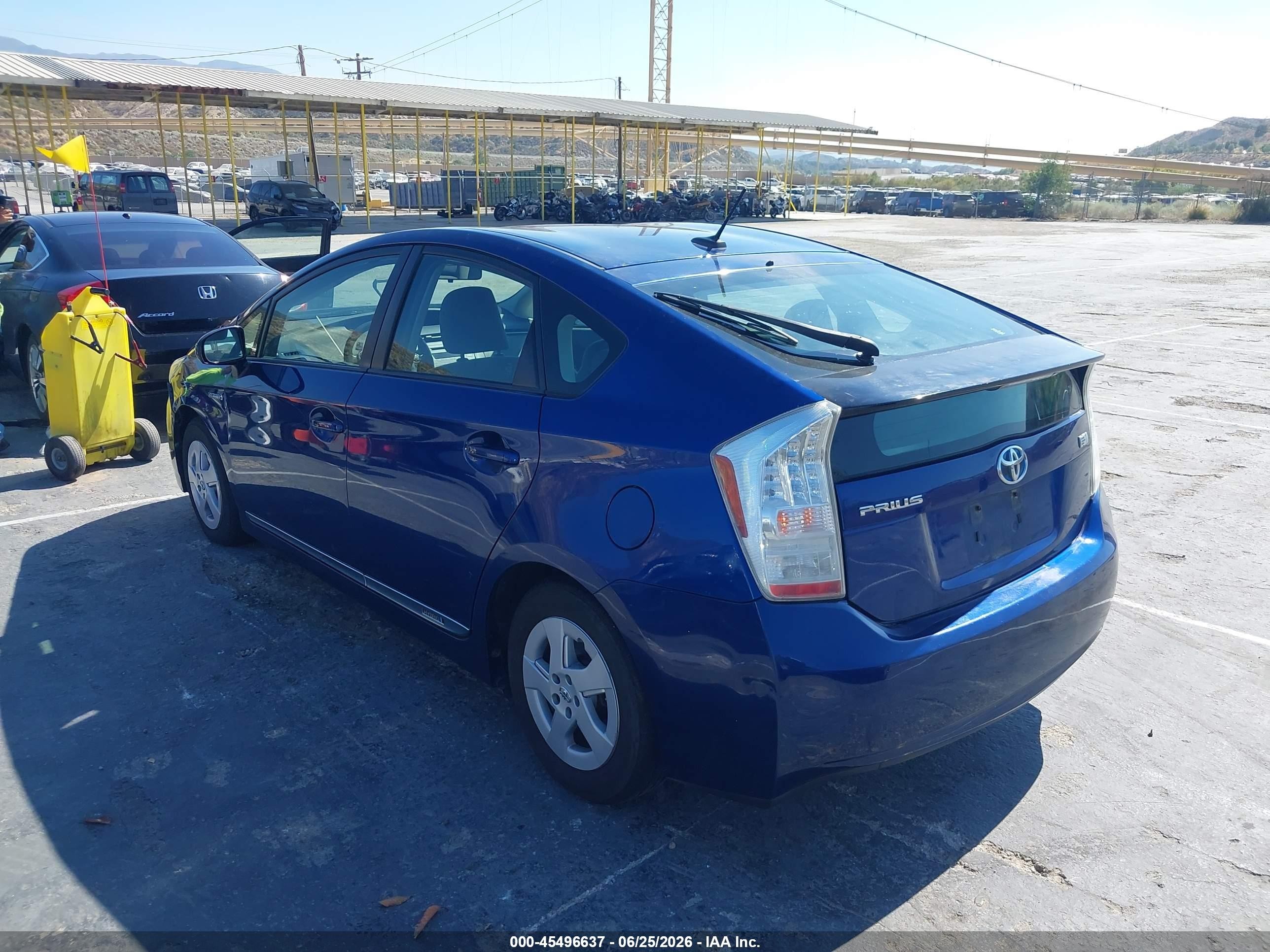 2010 Toyota Prius Ii Blue vin: JTDKN3DU0A0223665