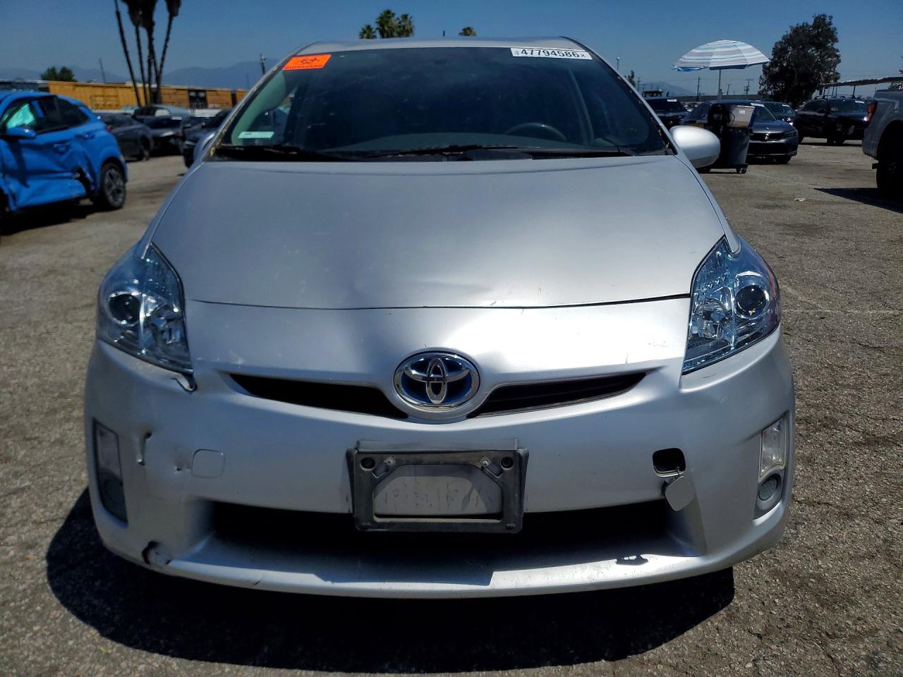 2010 Toyota Prius Iii Silver vin: JTDKN3DU0A0234830