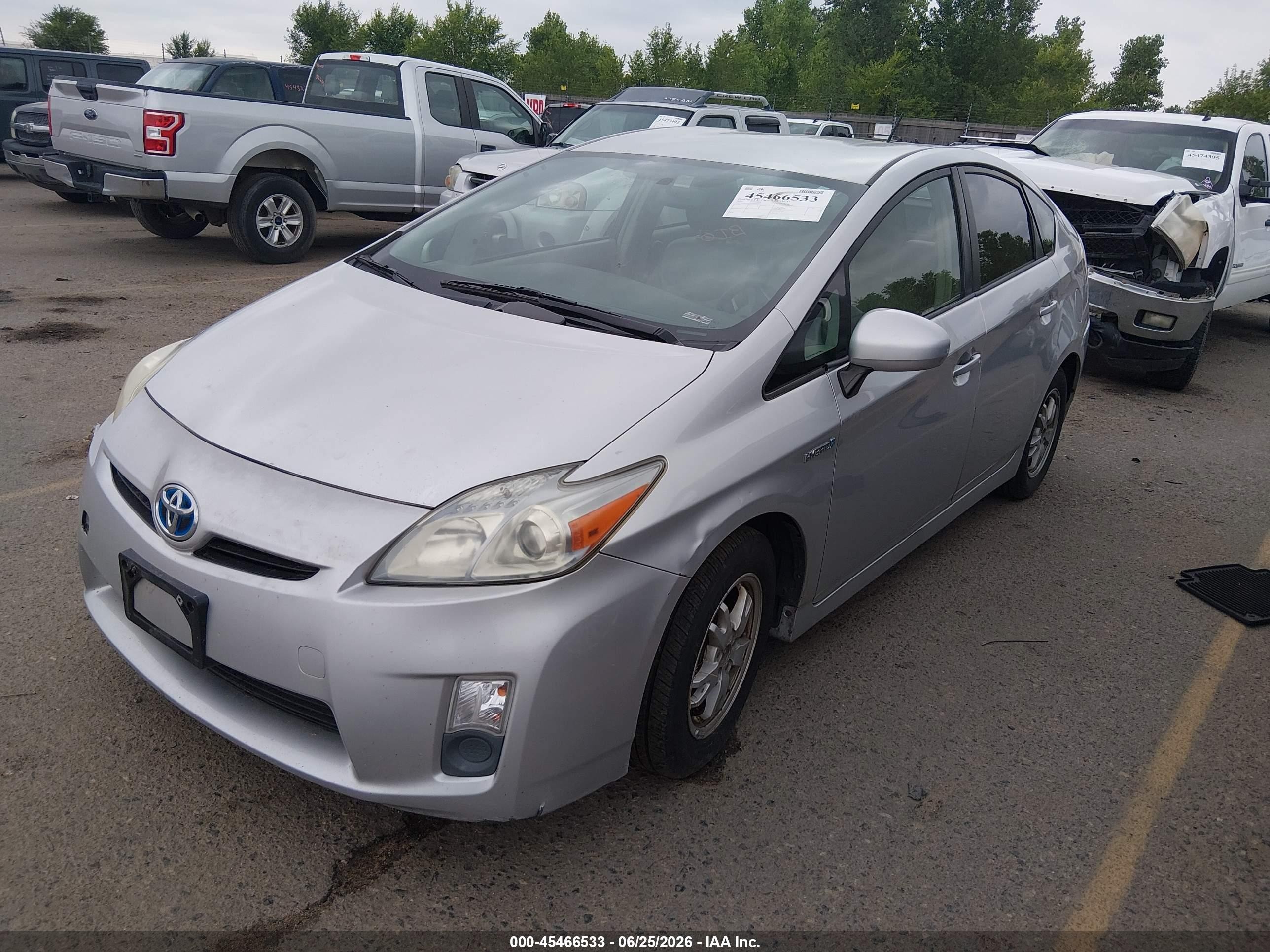 2010 Toyota Prius Iii Серебряный vin: JTDKN3DU0A0245844