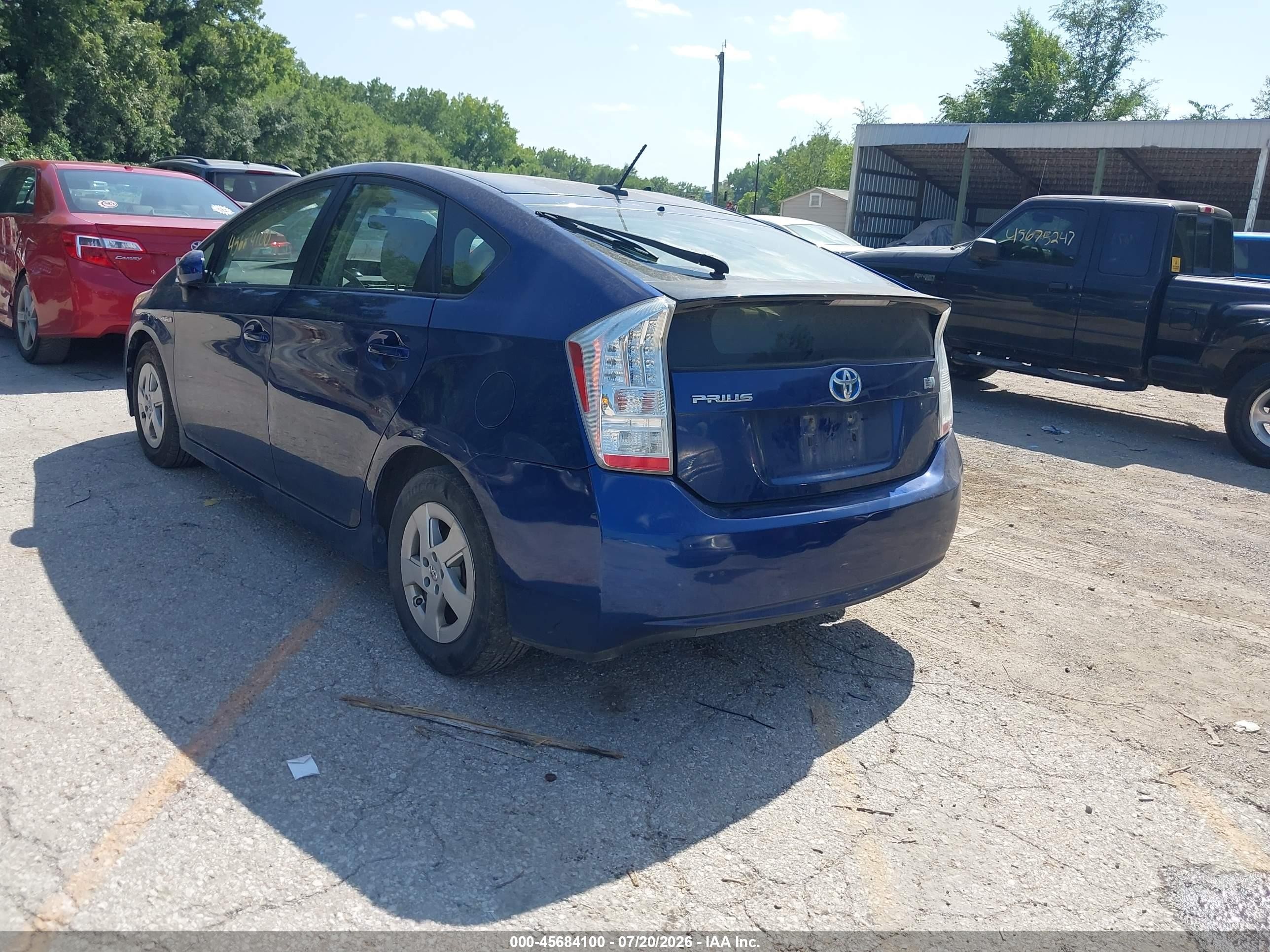 2010 Toyota Prius Iii Синий vin: JTDKN3DU0A1125794