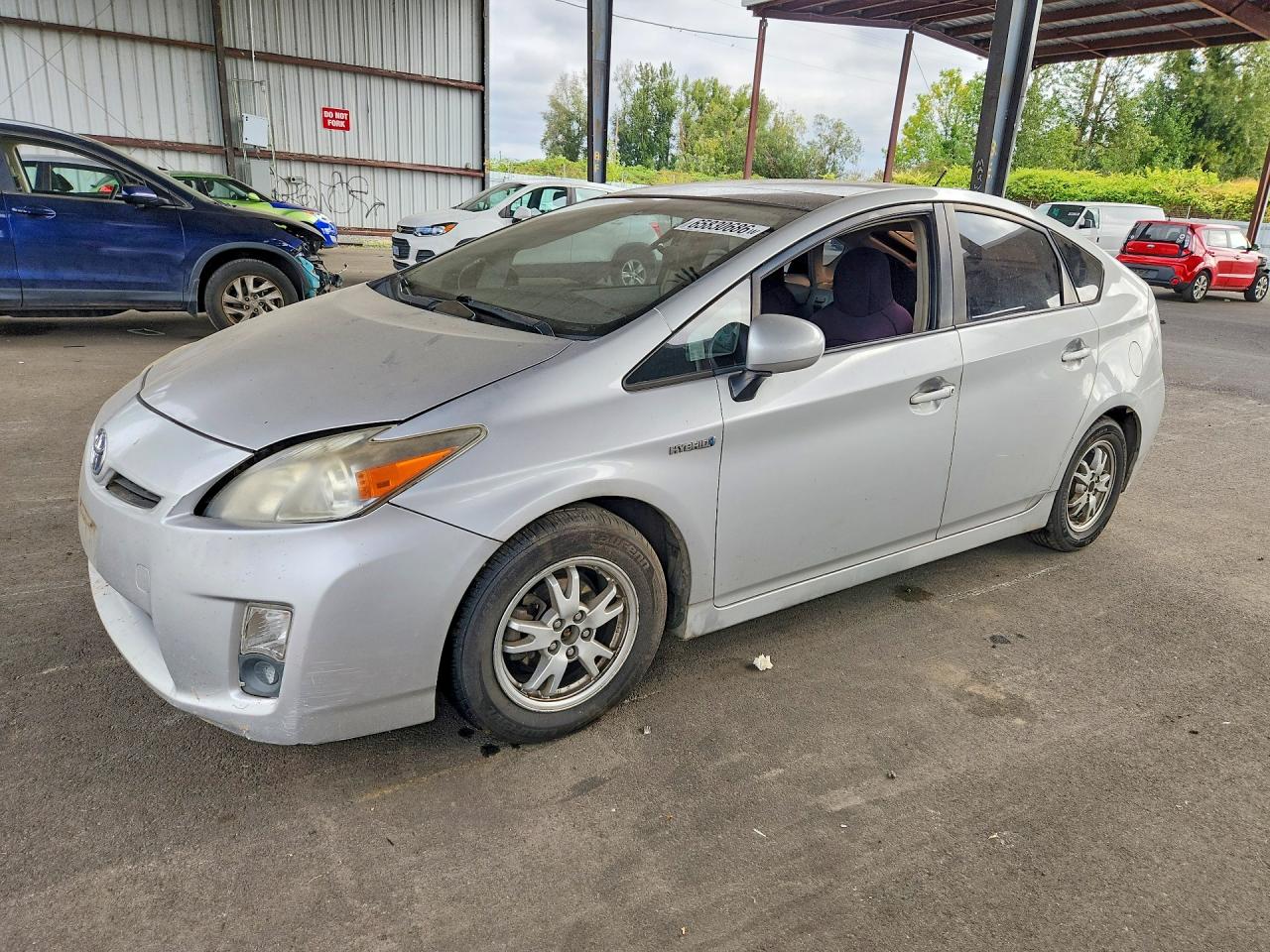 2010 Toyota Prius Iv Silver vin: JTDKN3DU0A1215821
