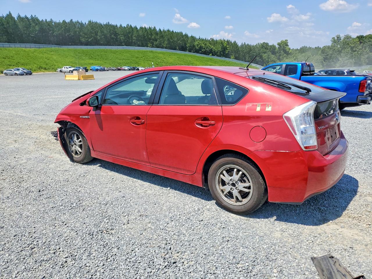 2010 Toyota Prius Красный vin: JTDKN3DU0A5001663