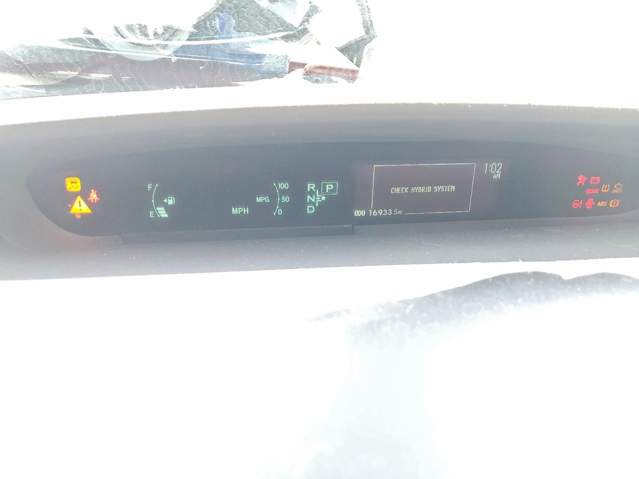 2010 Toyota Prius Красный vin: JTDKN3DU0A5001663