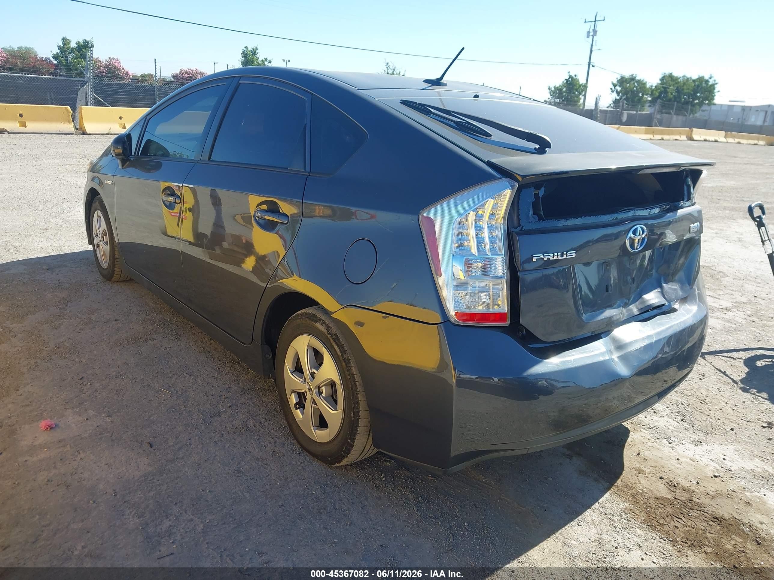 2010 Toyota Prius Ii Gray vin: JTDKN3DU0A5082647
