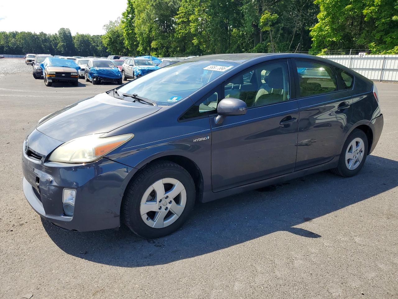 2011 Toyota Prius Four Gray vin: JTDKN3DU0B0247014