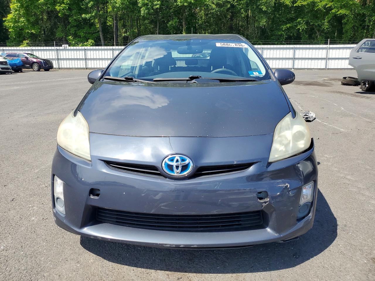 2011 Toyota Prius Four Gray vin: JTDKN3DU0B0247014