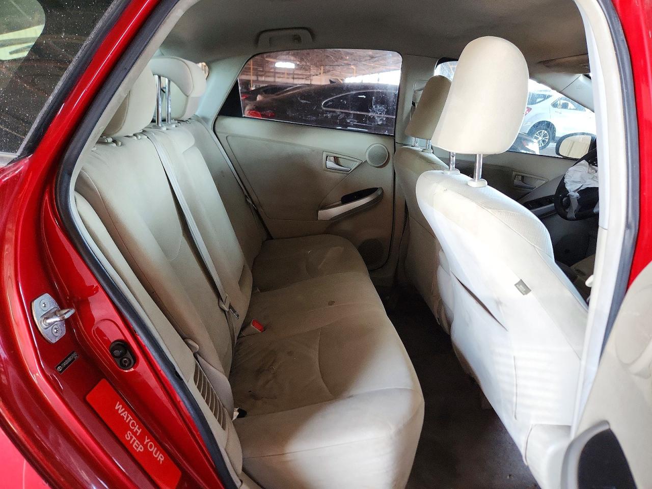 2011 Toyota Prius Three Red vin: JTDKN3DU0B0247692