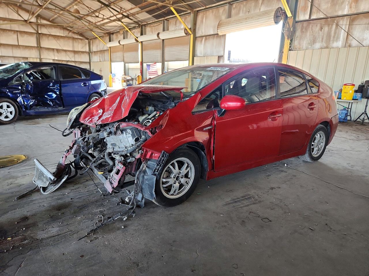 2011 Toyota Prius Three Red vin: JTDKN3DU0B0247692